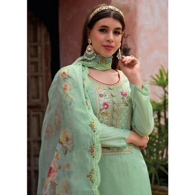 green-floral-embroidered-viscose-semi-stitched-suit