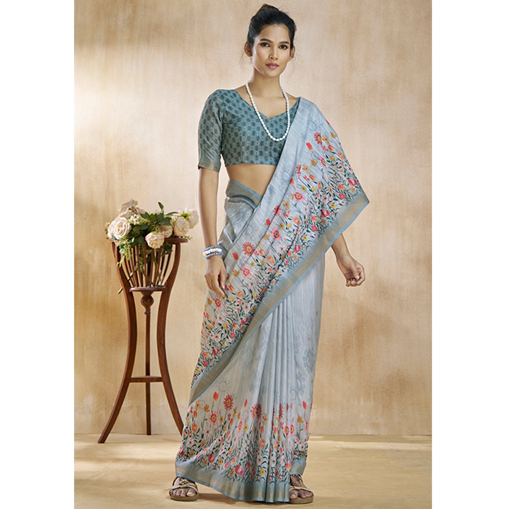 grey-floral-digital-printed-pure-silk-saree