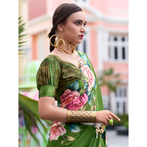 green-floral-printed-georgette-saree-19