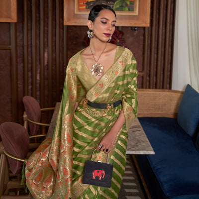 green-woven-organza-saree-with-tassels-24