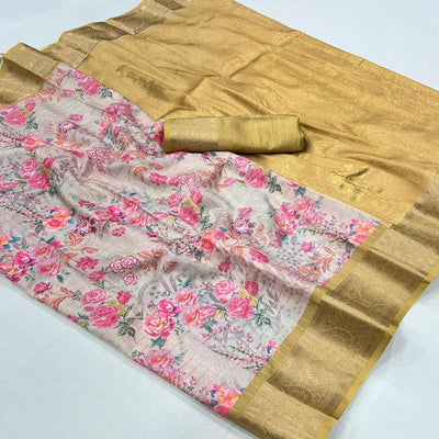 grey-mustard-woven-floral-printed-georgette-saree