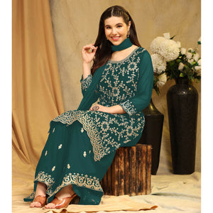 green-floral-embroidered-georgette-semi-stitched-suit-6