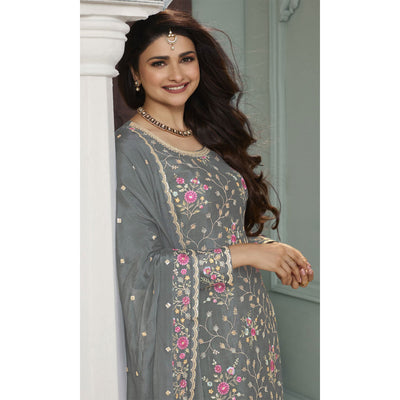 grey-floral-embroidered-chinon-sharara-salwar-suit
