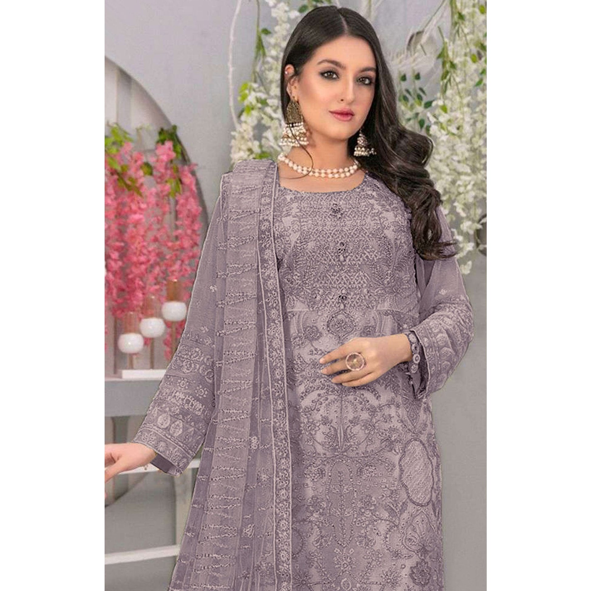 grey-floral-embroidered-georgette-semi-stitched-suit