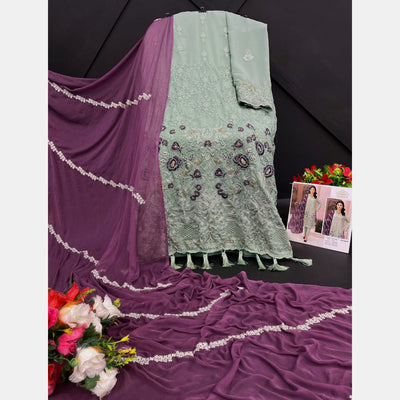 green-floral-embroidered-georgette-semi-stitched-pakistani-suit-5