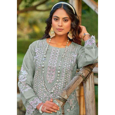 green-floral-embroidered-organza-semi-stitched-pakistani-suit-1