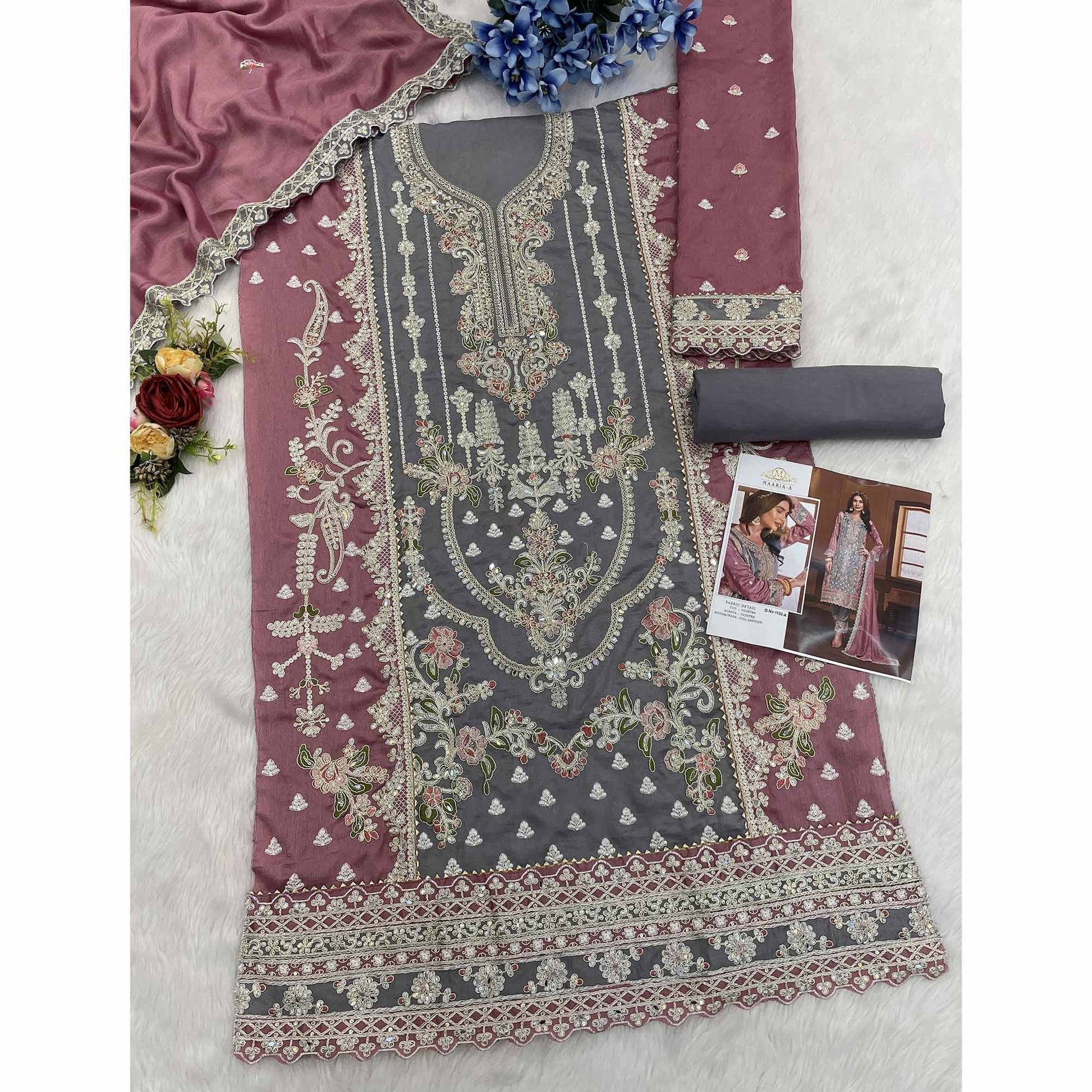 grey-mauve-floral-sequins-embroidery-vichitra-silk-semi-stitched-pakistani-suit