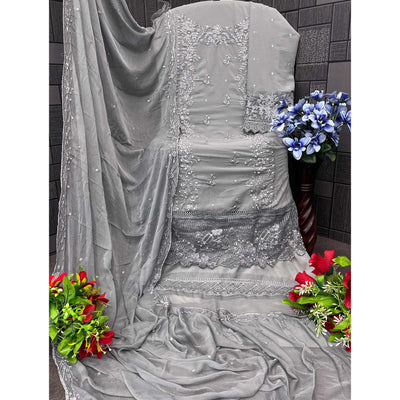 grey-floral-embroidery-georgette-semi-stitched-pakistani-suit-4