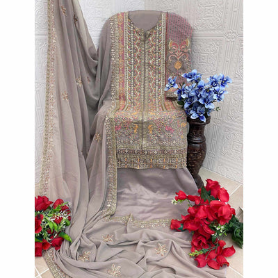 grey-floral-sequins-embroidery-georgette-semi-stitched-pakistani-suit