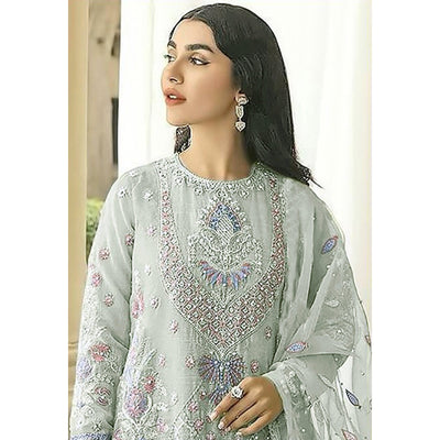 green-floral-embroidered-georgette-semi-stitched-pakistani-suit-6