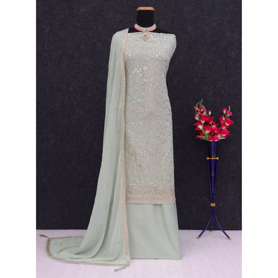 green-floral-sequins-embroidery-georgette-semi-stitched-salwar-suit