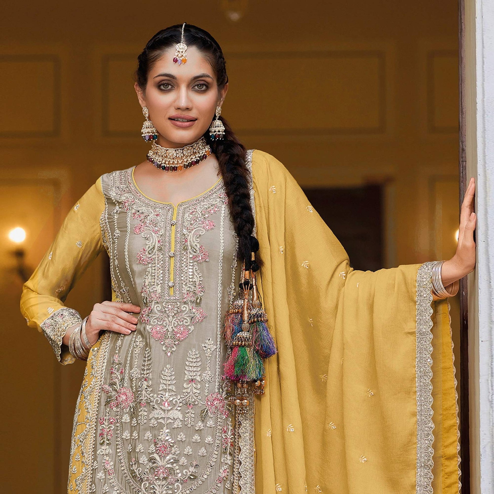 grey-floral-embroidered-chinon-palazzo-suit