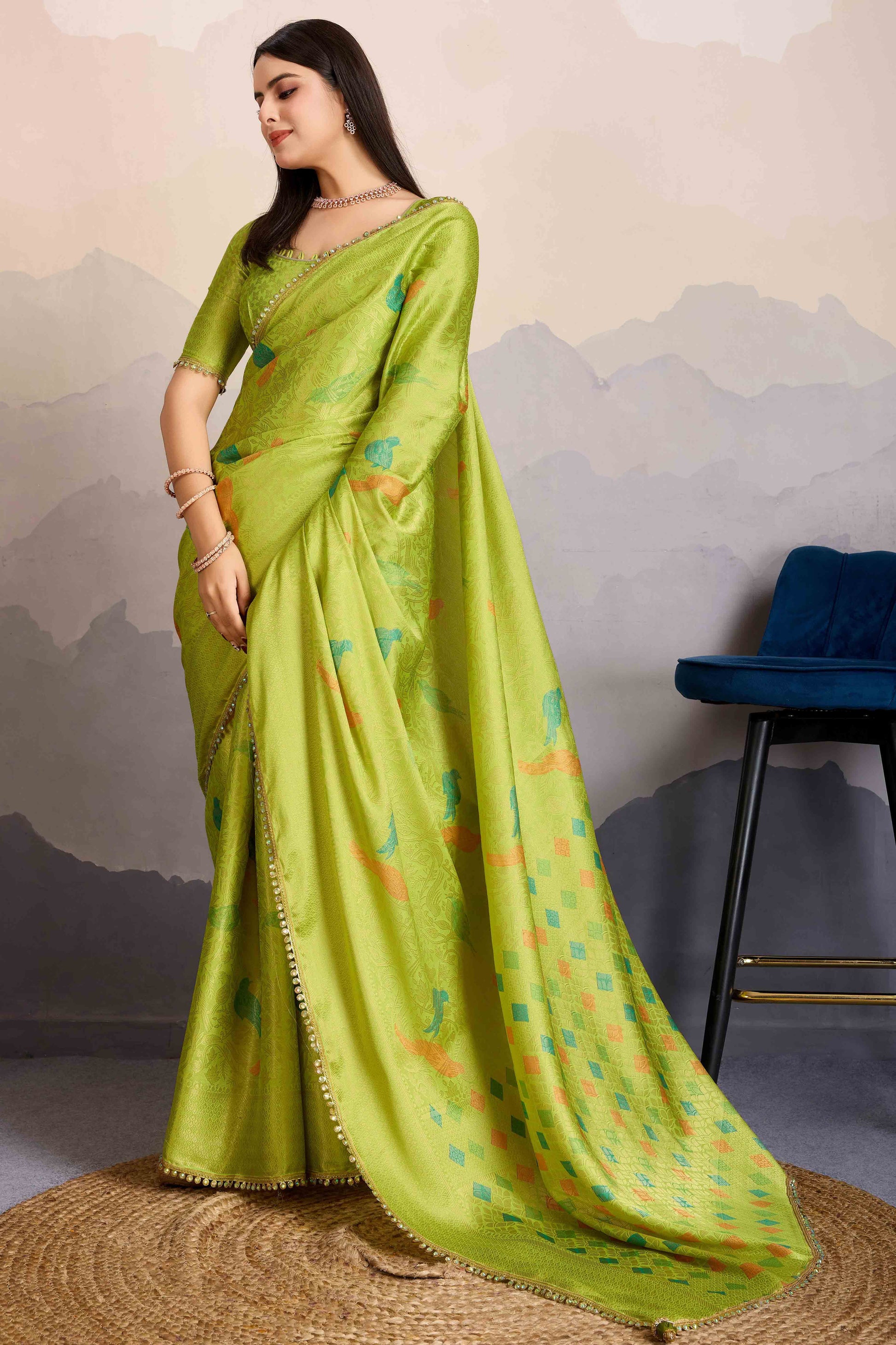 green-zari-weaving-mysore-brocade-silk-saree