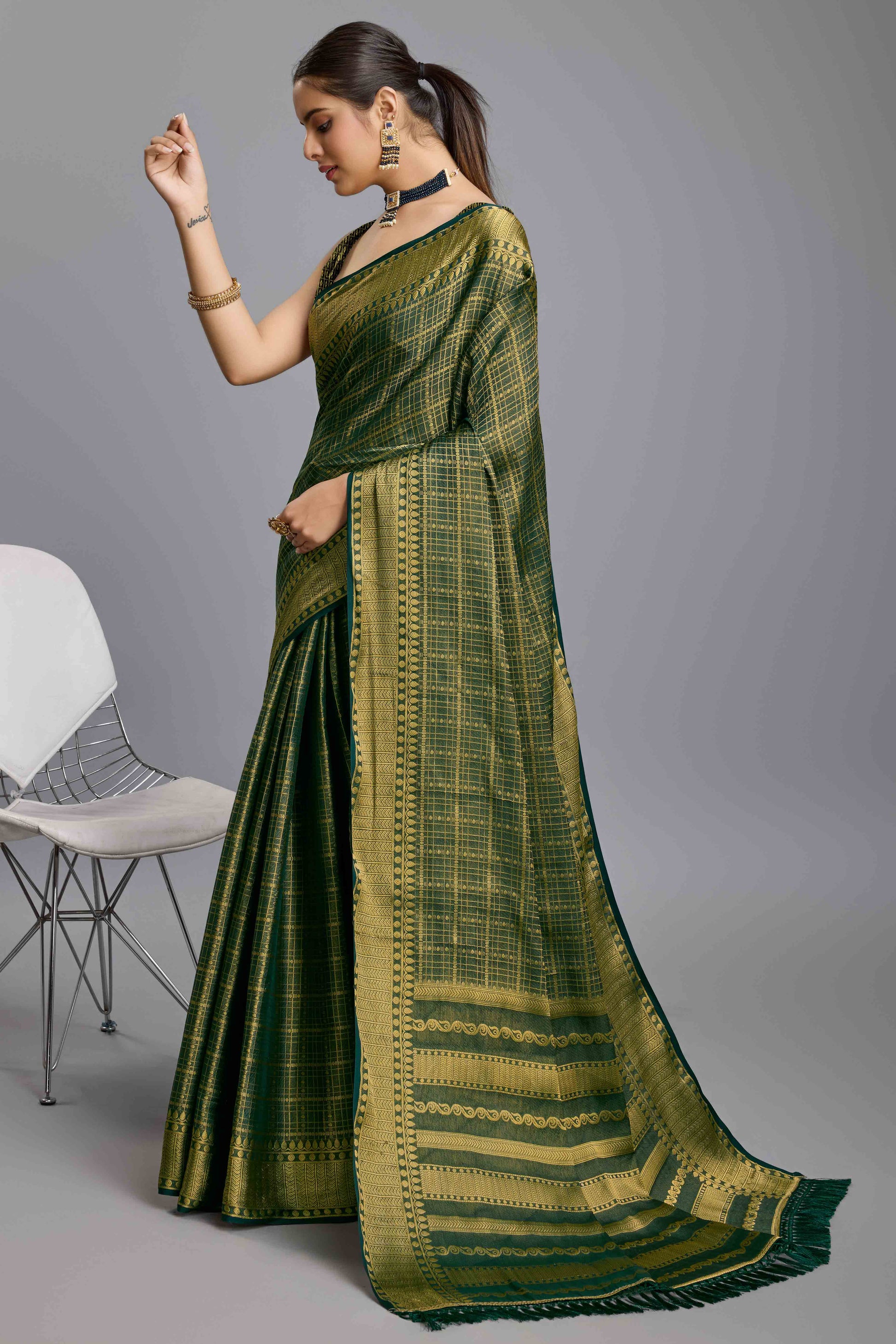 green-brocade-zari-weaving-mysore-silk-saree