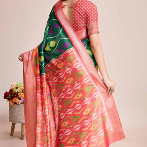 green-patola-printed-dola-silk-saree-6