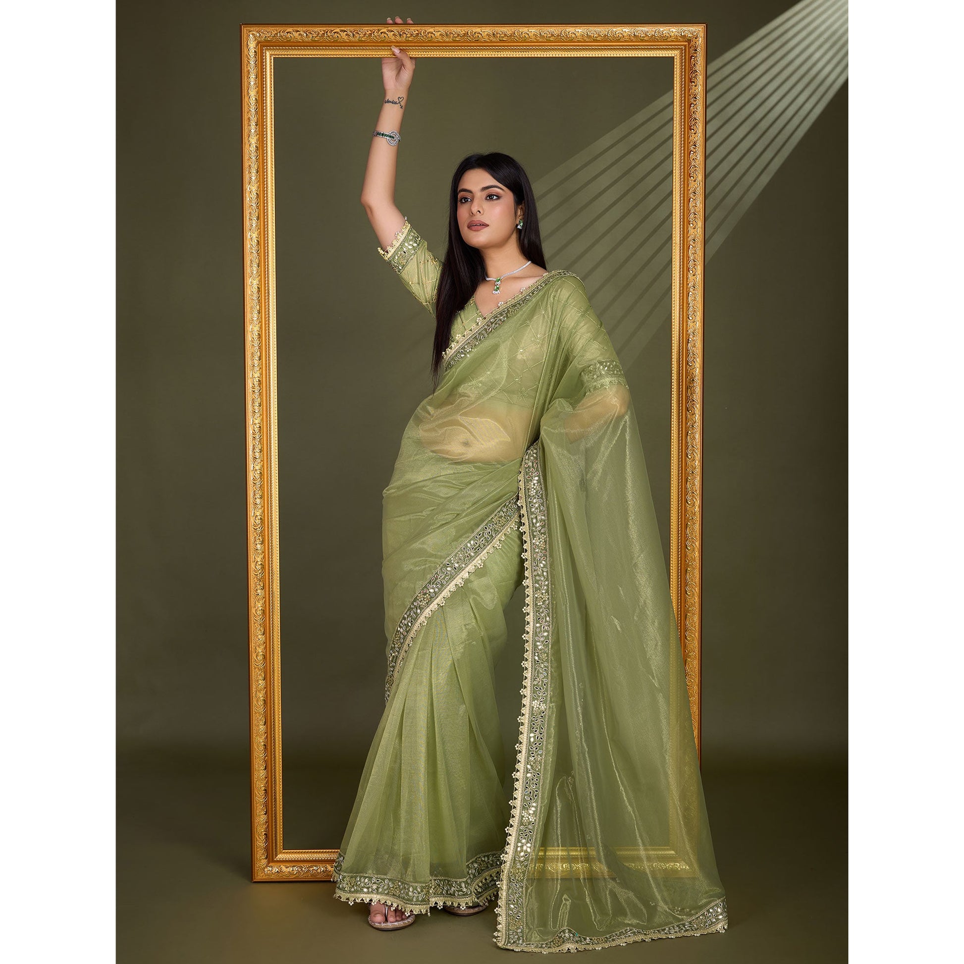 green-sequins-embroidery-with-mirror-handwork-twill-net-saree