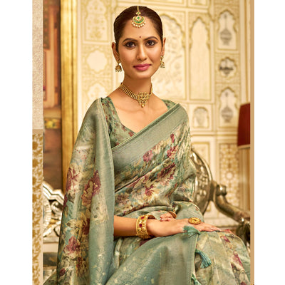 green-floral-digital-printed-tissue-saree-with-tassels-1