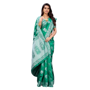 green-festive-wear-woven-soft-raw-silk-saree-133856