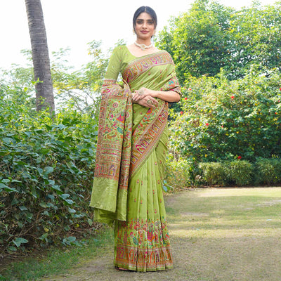 11green-woven-pure-silk-saree