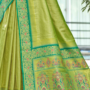 green-zari-weaving-organza-saree