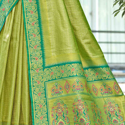 green-zari-weaving-organza-saree