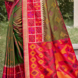 green-woven-cotton-silk-saree-with-tassels-21