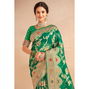 green-woven-organza-saree-with-tassels-26