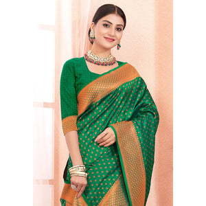 green-woven-banarasi-silk-saree-with-tassels-12