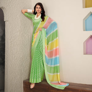 green-printed-chiffon-saree-14