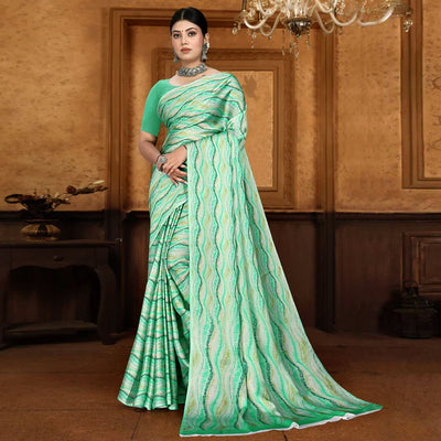 green-zig-zag-digital-printed-georgette-saree