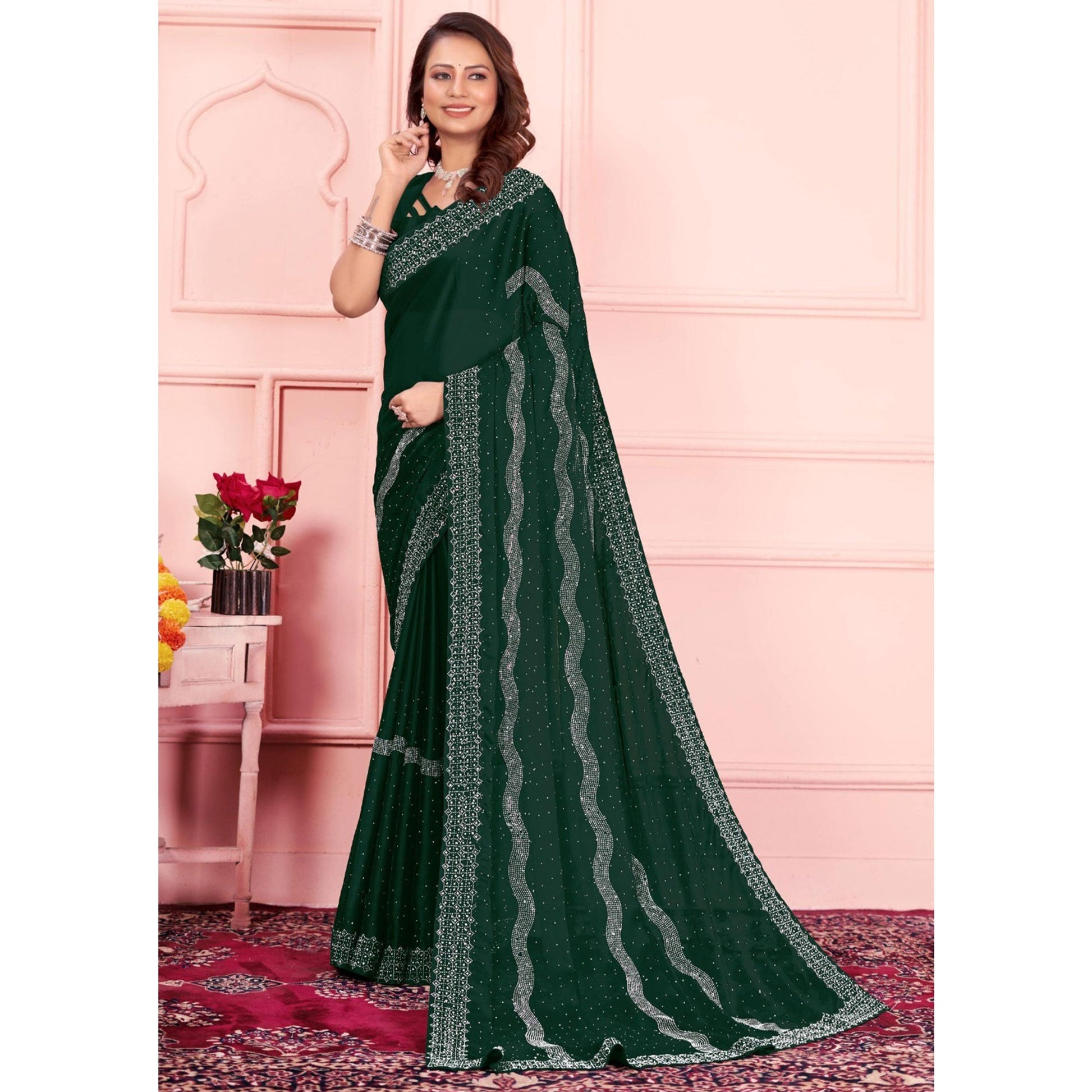 green-swarovski-work-satin-saree-1