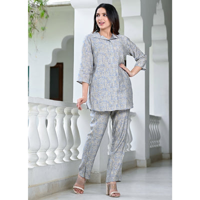 grey-floral-printed-chanderi-co-ord-set