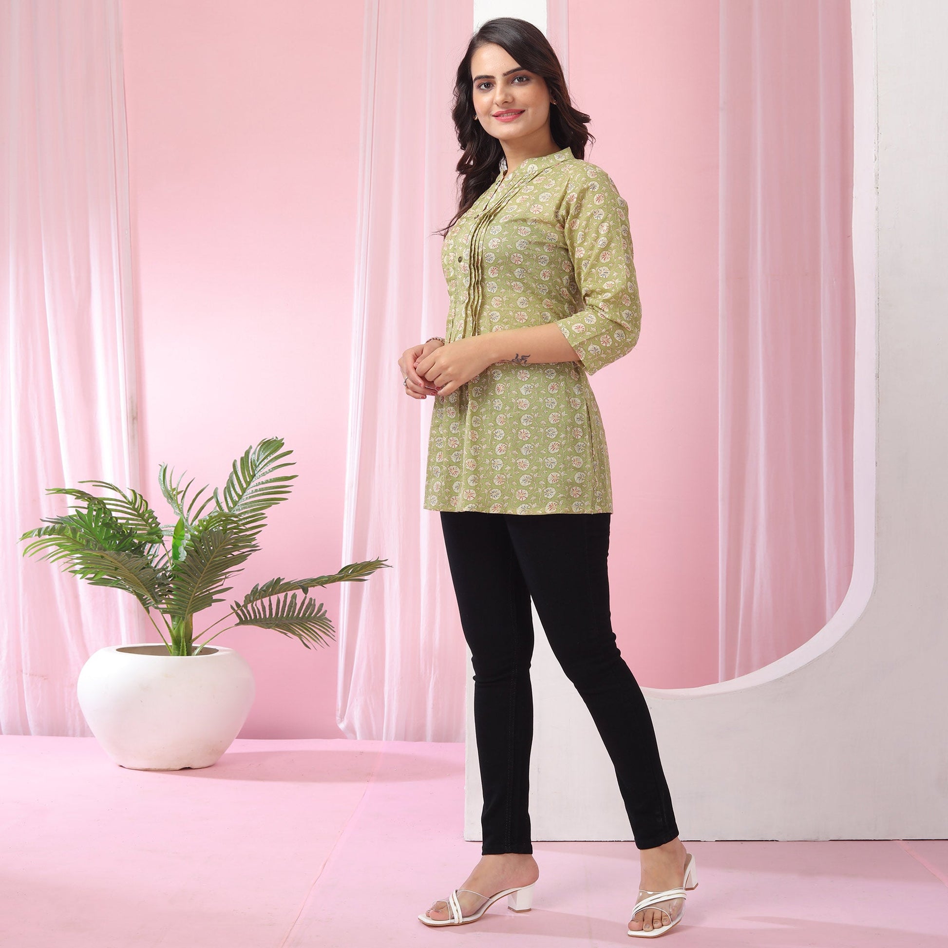 green-foil-printed-pure-cotton-top