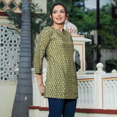 green-floral-printed-modal-top