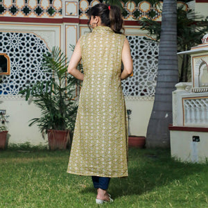 green-floral-foil-printed-pure-cotton-dress