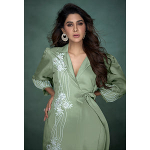 grey-floral-embroidered-with-handwork-viscose-co-ord-set