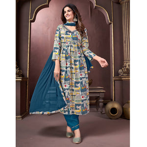 grey-teal-floral-printed-rayon-alia-cut-salwar-suit