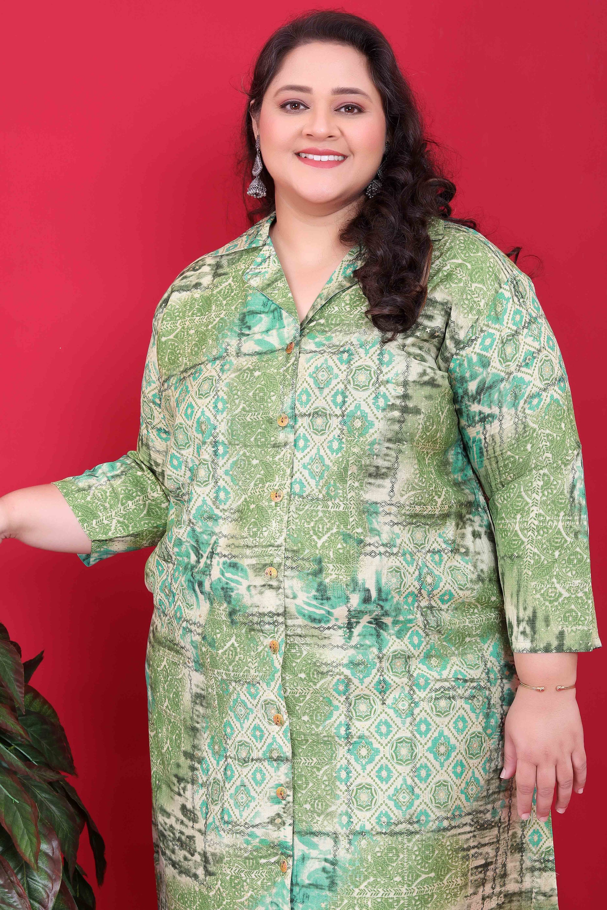 green-geometric-printed-viscose-co-ord-set