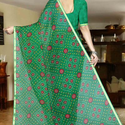 green-bandhani-printed-chiffon-saree-with-lace-border-11