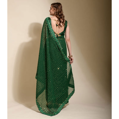 green-sequins-embroidered-georgette-saree-4
