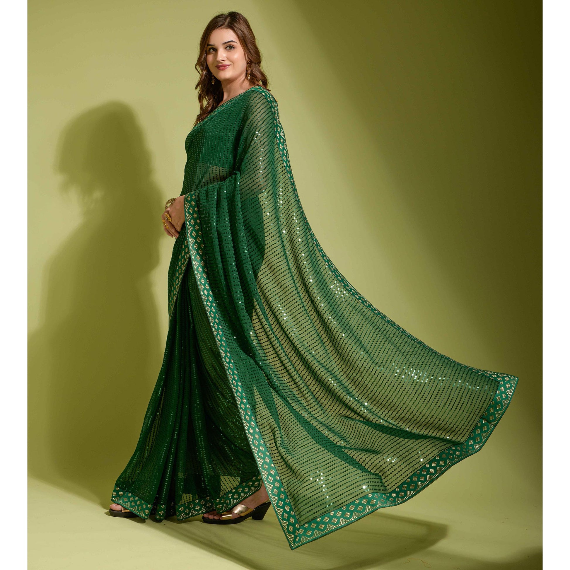green-sequins-embroidered-georgette-saree-3