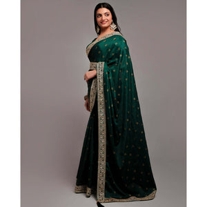 green-foil-printed-with-embroidered-border-chinon-saree