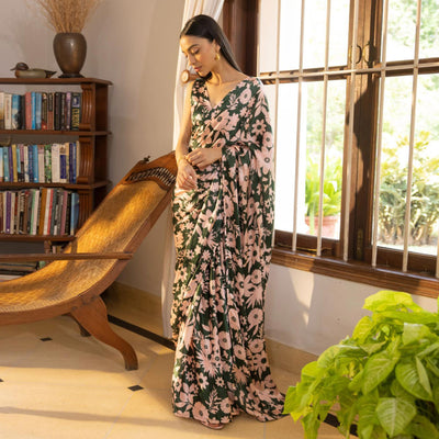 green-digital-printed-satin-saree-6