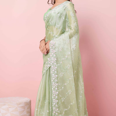 green-floral-sequins-embroidered-burberry-silk-saree