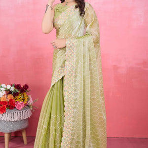 green-floral-sequins-embroidered-mulberry-silk-saree