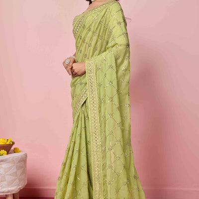 green-sequins-embroidered-georgette-saree-17
