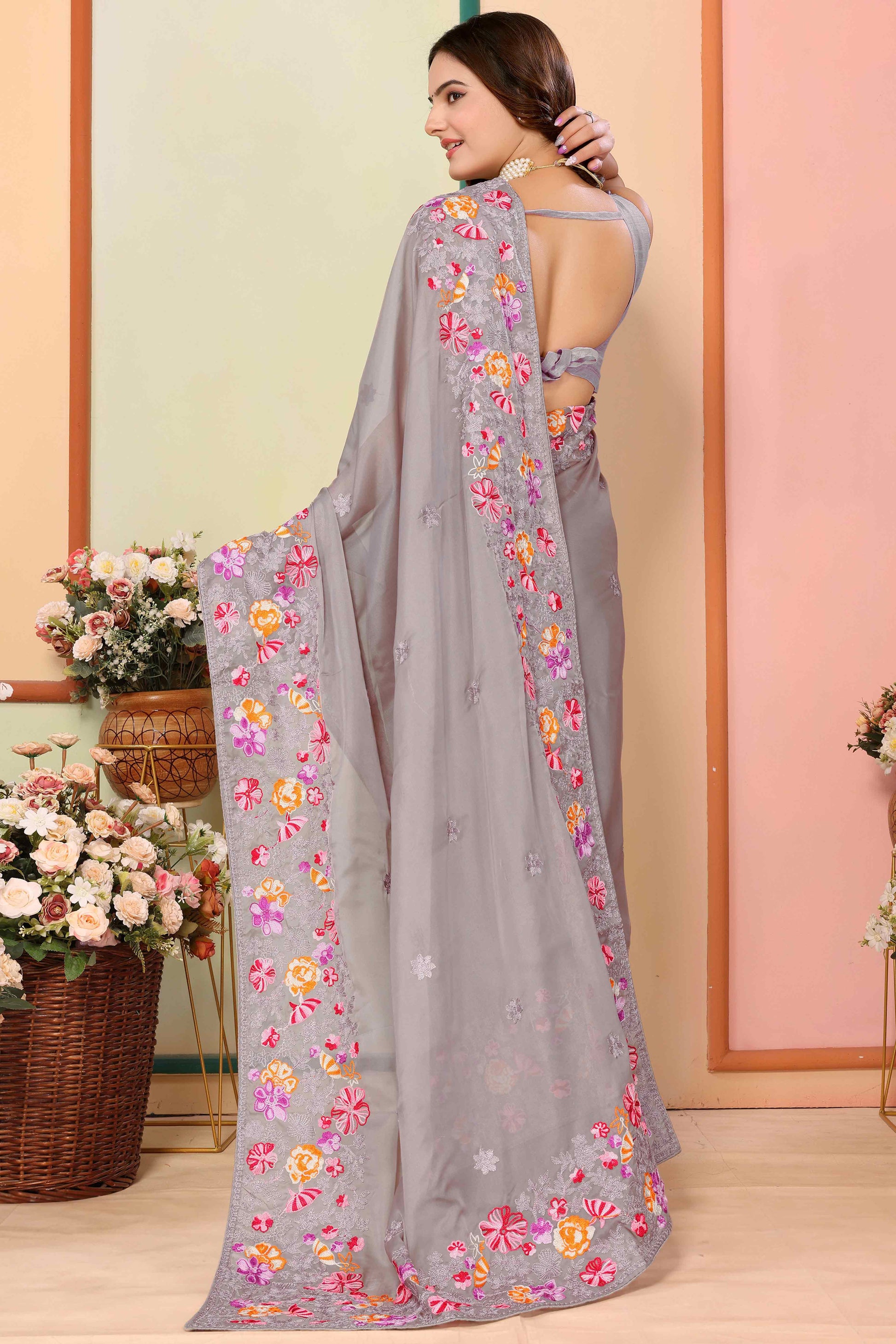 grey-floral-embroidered-organza-saree-8