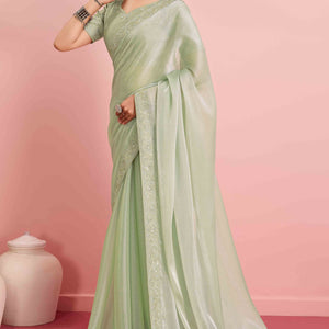 green-solid-with-sequins-embroidery-border-mulberry-silk-saree