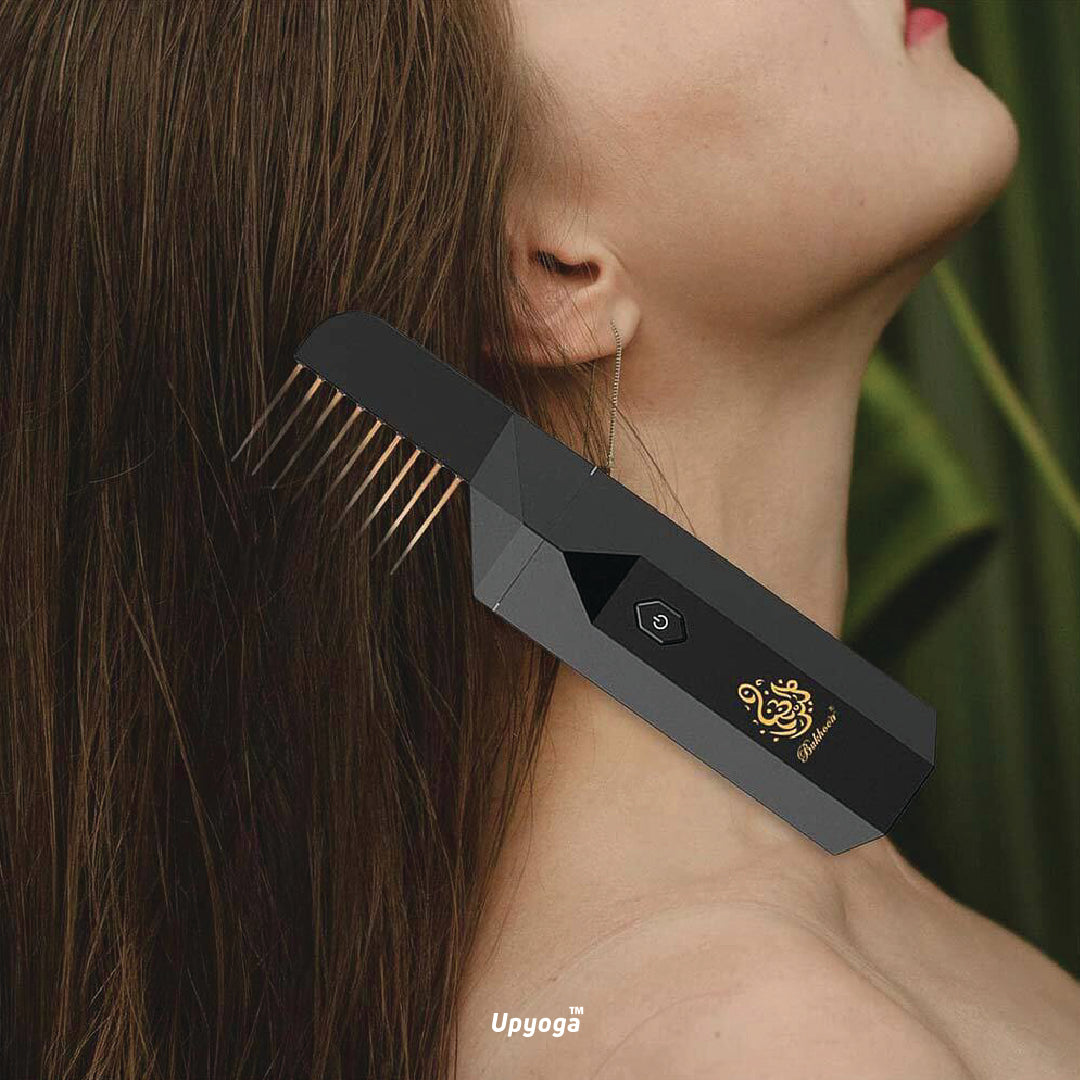 Upyoga in Hair Comb Incense Burner Home Diffuser Year Warranty Rechargeable Bakhoor Included