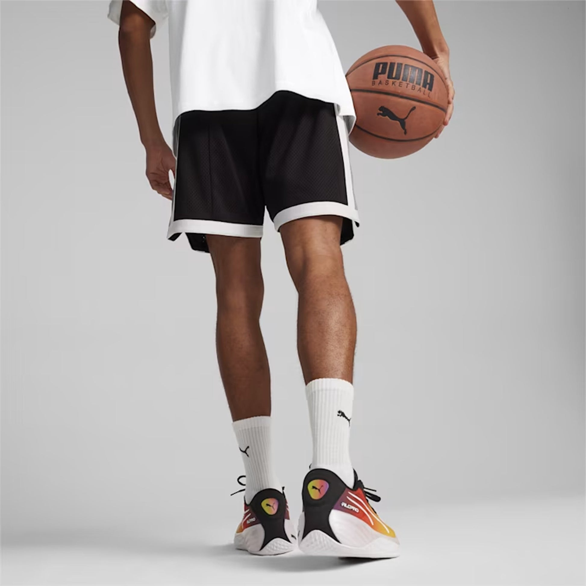 Puma | SHOWTIME BASKETBALL MESH SHORTS  { BLACK
